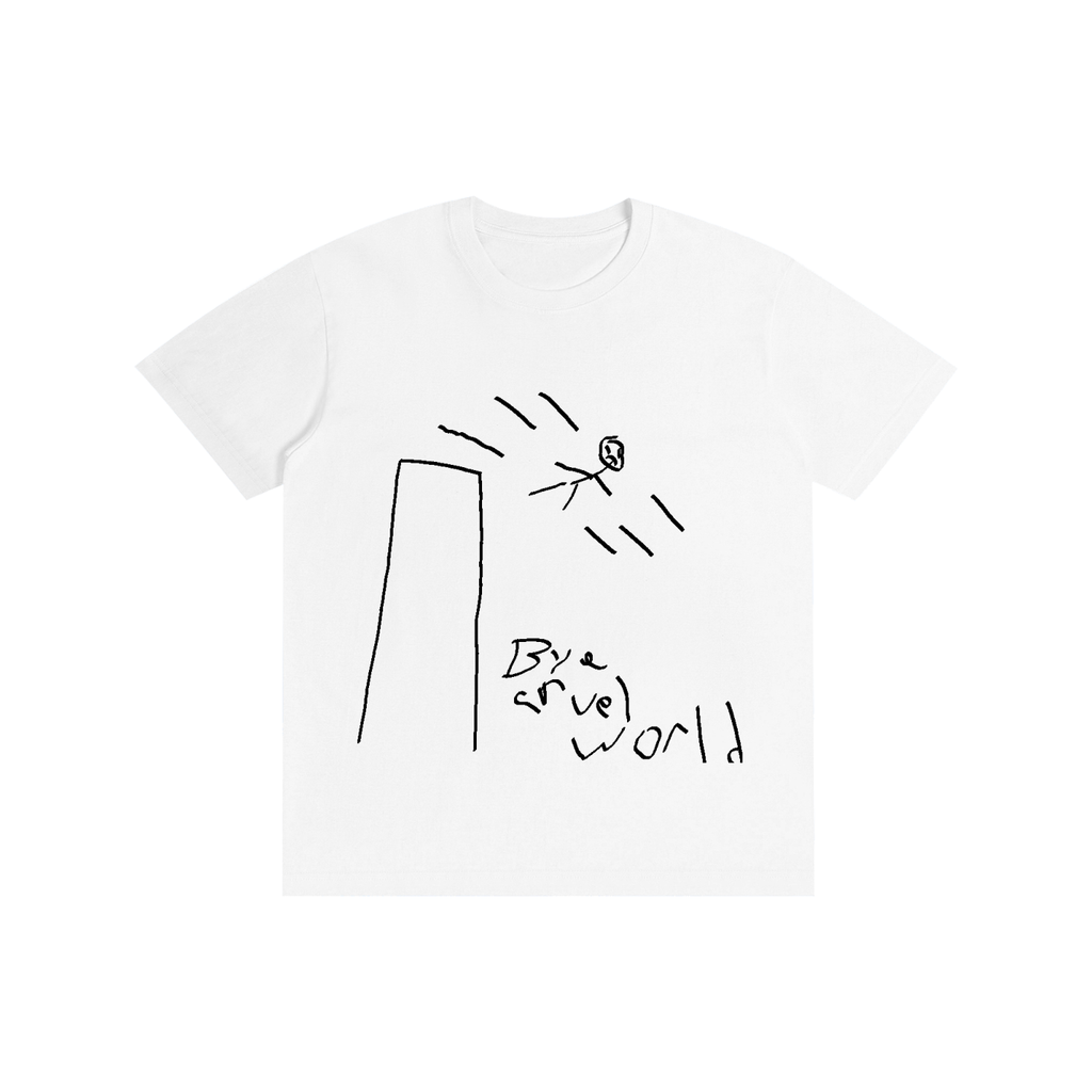 Bye Cruel World T (Pure Cotton Unisex T-Shirt)