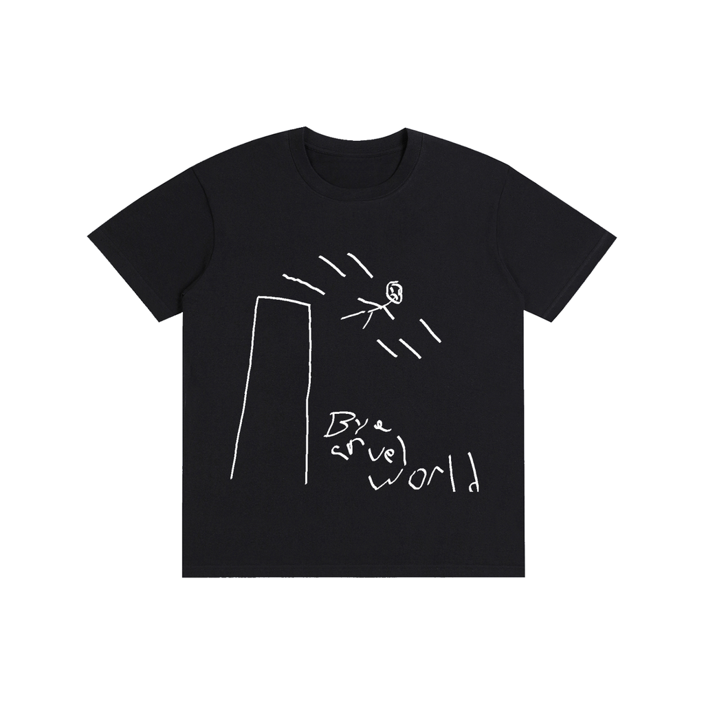 Bye Cruel World T (Pure Cotton Unisex T-Shirt)